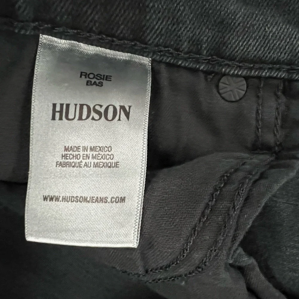 NWT $195 Hudson Rosie Wide Leg Ankle  Jean - Ash Black - Picture 10 of 11